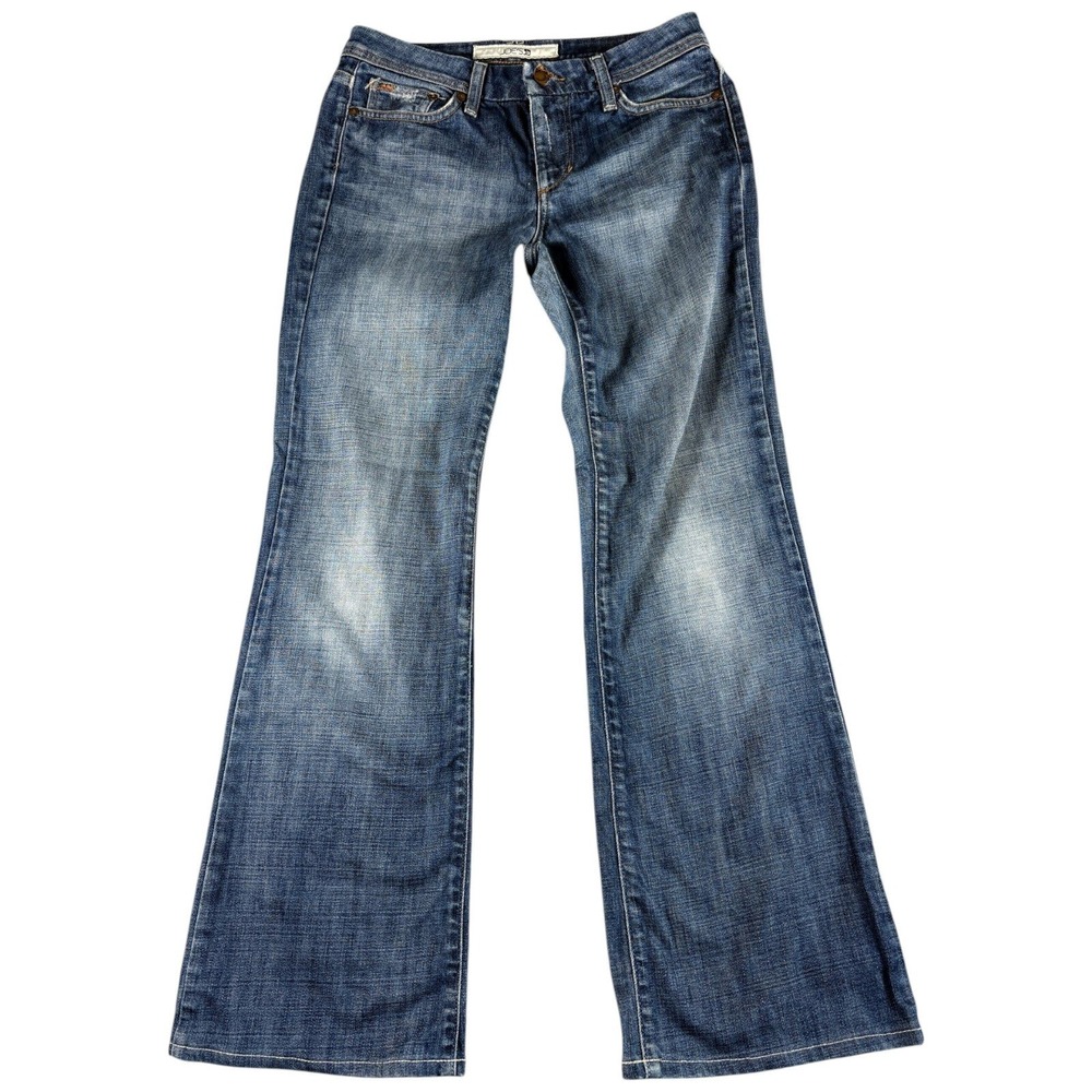 Joes Jeans Bootcut Womens 27 Blue Lowrise Y2K Premium Stretch Western Faded